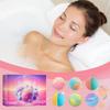 6pcs Bath Bombs Funny Bubble Bath Long Lasting Fragrance Rich Foam Bath Bombs