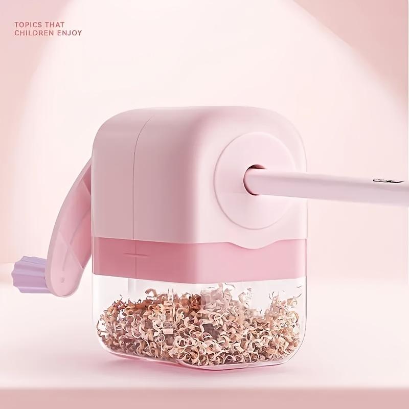 Manual and Automatic Pencil Sharpener - Durable Plastic,battery-free - Suitable for School Supplies and gifts.Classroom tools,Modern Pencil Sharpener