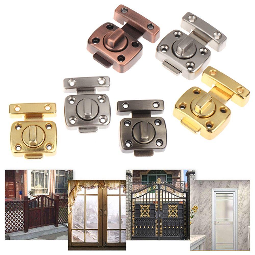 Security Protection Door Bolt Sliding Gate Lock Door Catch Buckle Universal Door Lock Cabinet