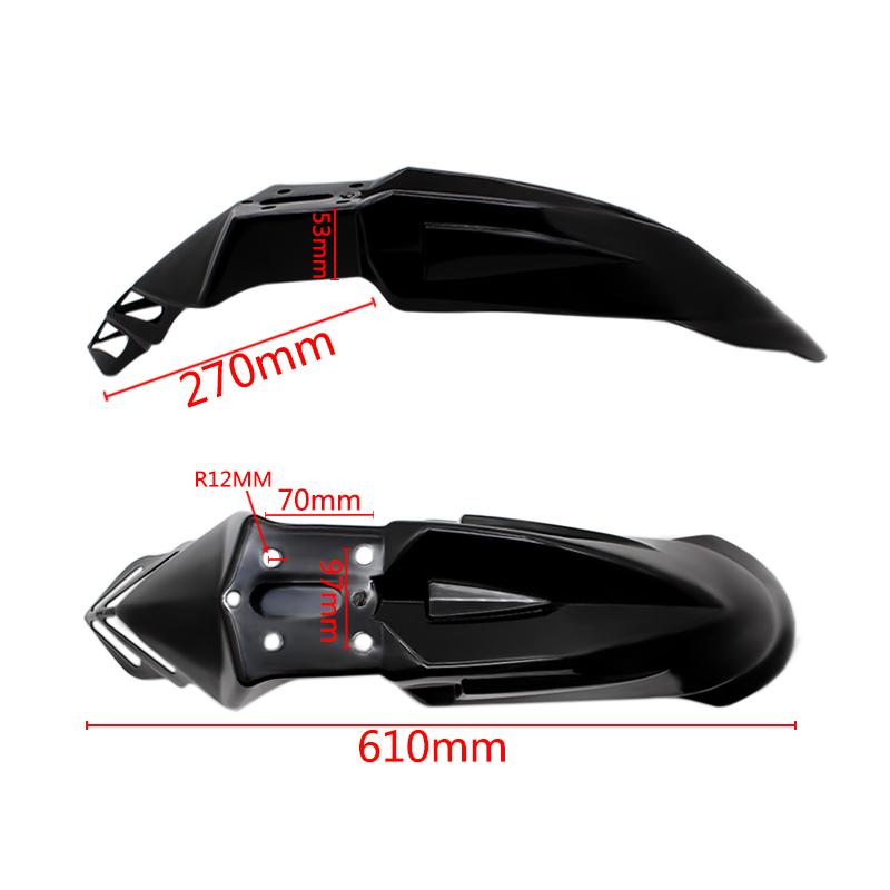 Универсальные передние крылья мотоцикла, брызговики, аксессуары для Honda Yamaha Suzuki KTM Kawasaki BMW Harley Moto Accessories