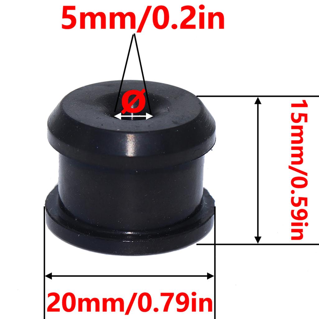 Втулка кабеля газовой рампы для VW Golf 2 Jetta 2 Passat 35i Corrado, резиновая втулка, ручные монтажные зажимы 191721555 191721559