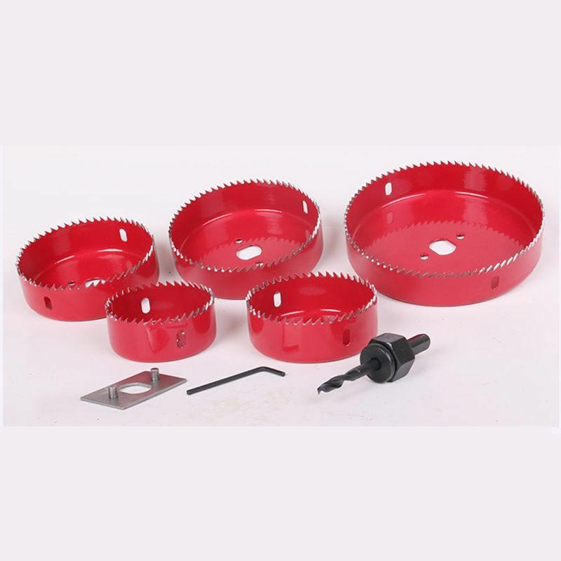 Набор из 16 пильных сверл для проделывания отверстий, дерево, пластик, листовой металл, кейс 3/4" 5" резка