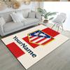 Atletico Madrid Customizable Name Carpet Design for Game Room Hallway Kitchen Balcony Anti-slip Rug Decorate Offices Wedding Party Gift