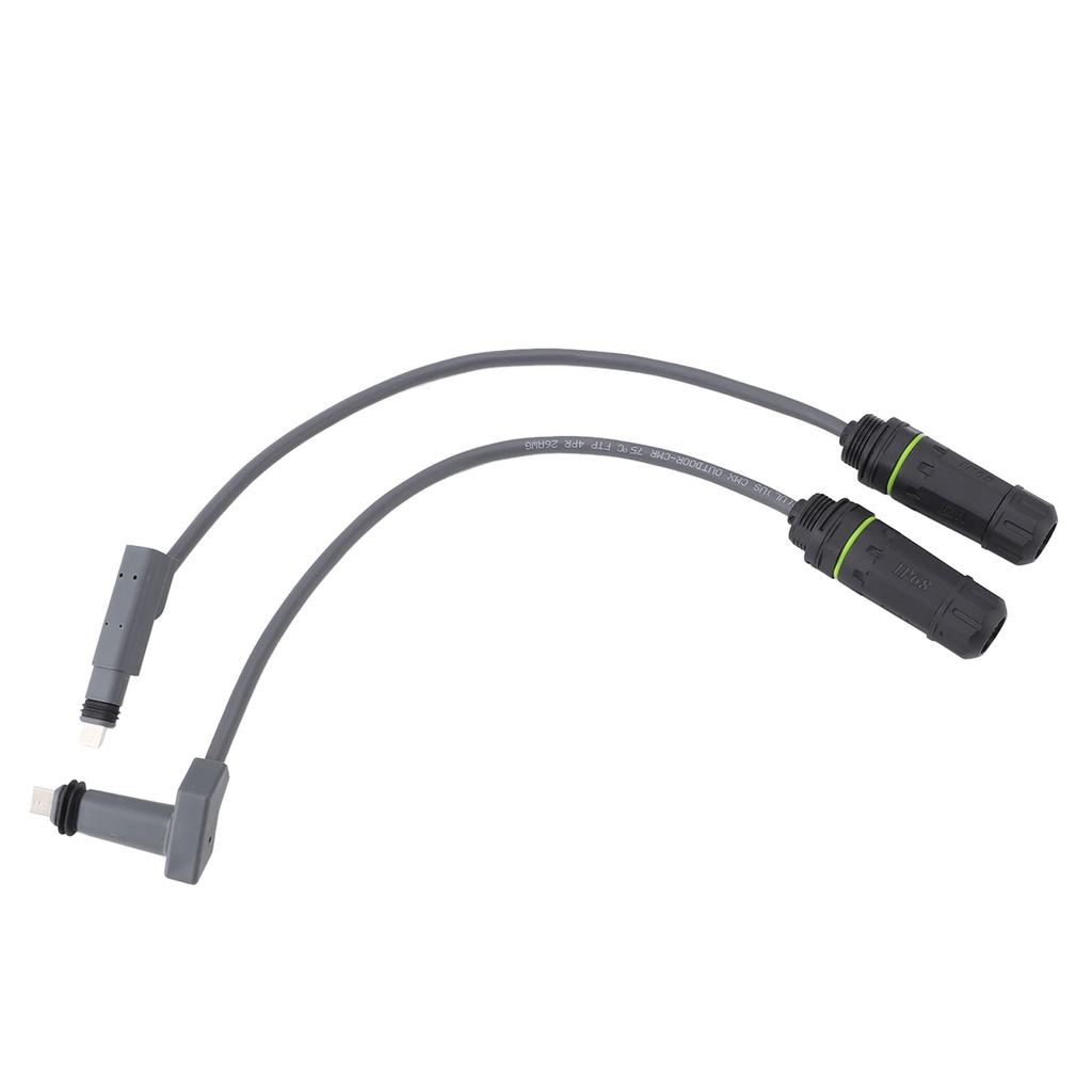 2PCS SPX Plug to RJ45 Adapter 1200Mbps IP68 Waterproof Ethernet Cable Connector for Dishy and Router Satellite