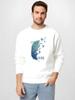 Feather Pattern Man's Round Neck Sweatshirt Fashion Casual Long Sleeve Large Size Hoodie 
