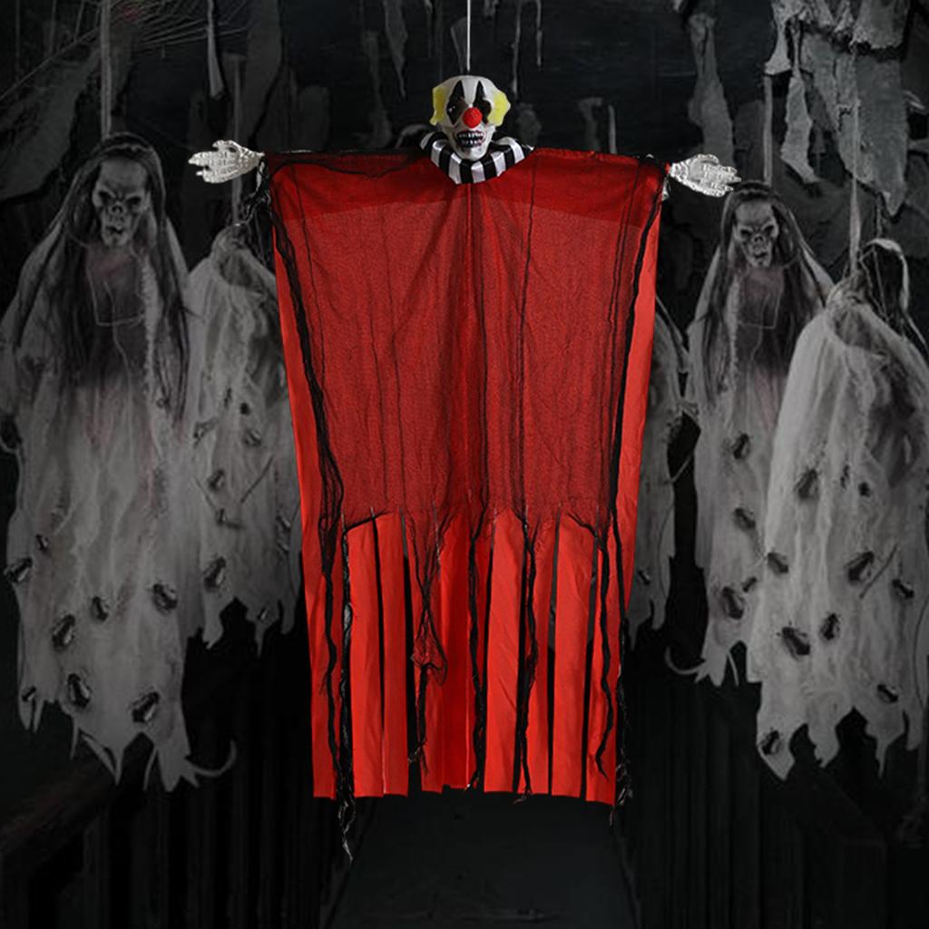 Хэллоуин Подвесной Скелет Реквизит Жуткий Страшный Реквизит для Дома с Привидениями для Уличного Крыльца Патио Дерева