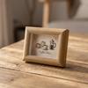 2PCS Mini Antique Picture Frames Rustic Photo Storage Frame Small Frame Desktop Photo Frame  Bedroom
