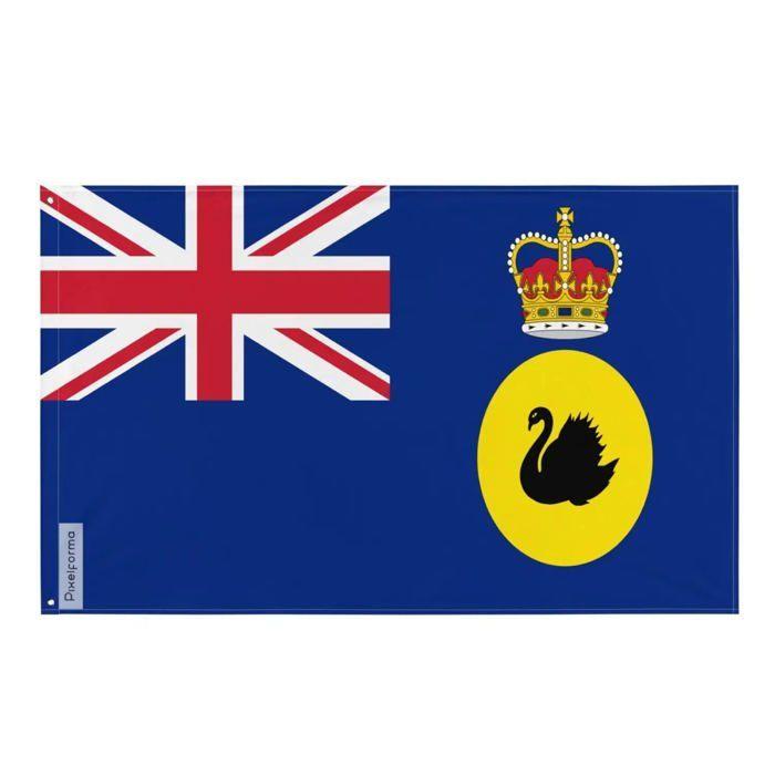 Drapeau - Gouverneur d'Australie-Occidentale - 60 X 90 Cm - Polyester - Impression Recto/verso - Œillets En Fer