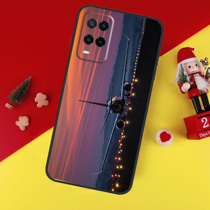 Чехол для самолета Самолет Самолет Для Oppo A5 A6 Pro A15 A57 A17 A54 A74 A94 A76 A16 A96 A40 A60 A80 A18 A38 A58 A78 A98