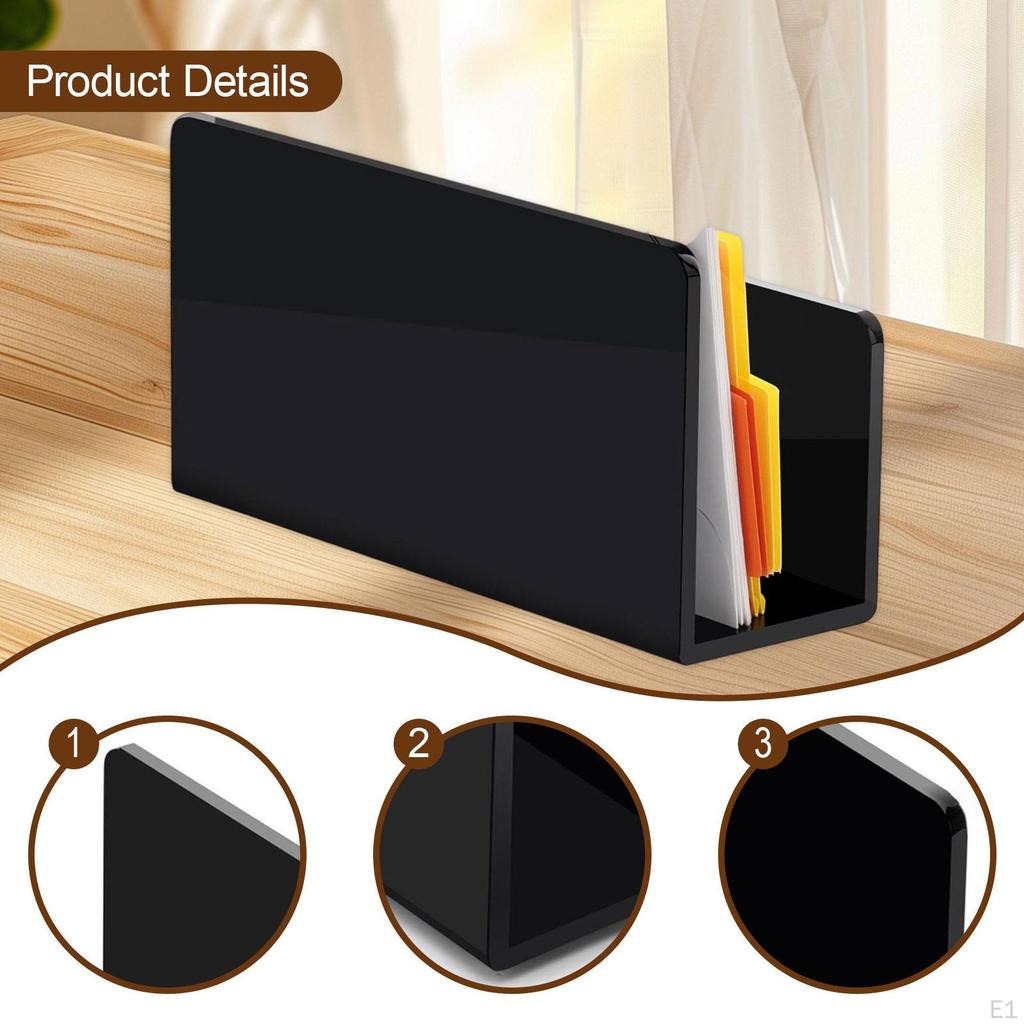 Настольный держатель для почты, подставка для сортировки писем, офисные принадлежности, вертикальная стойка-органайзер для сортировки счетов