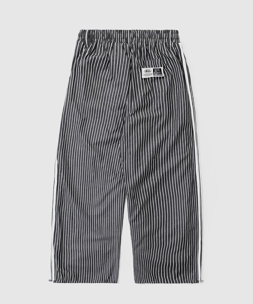 BADBLOOD Reversible Pinstripe Track Pants - Gray