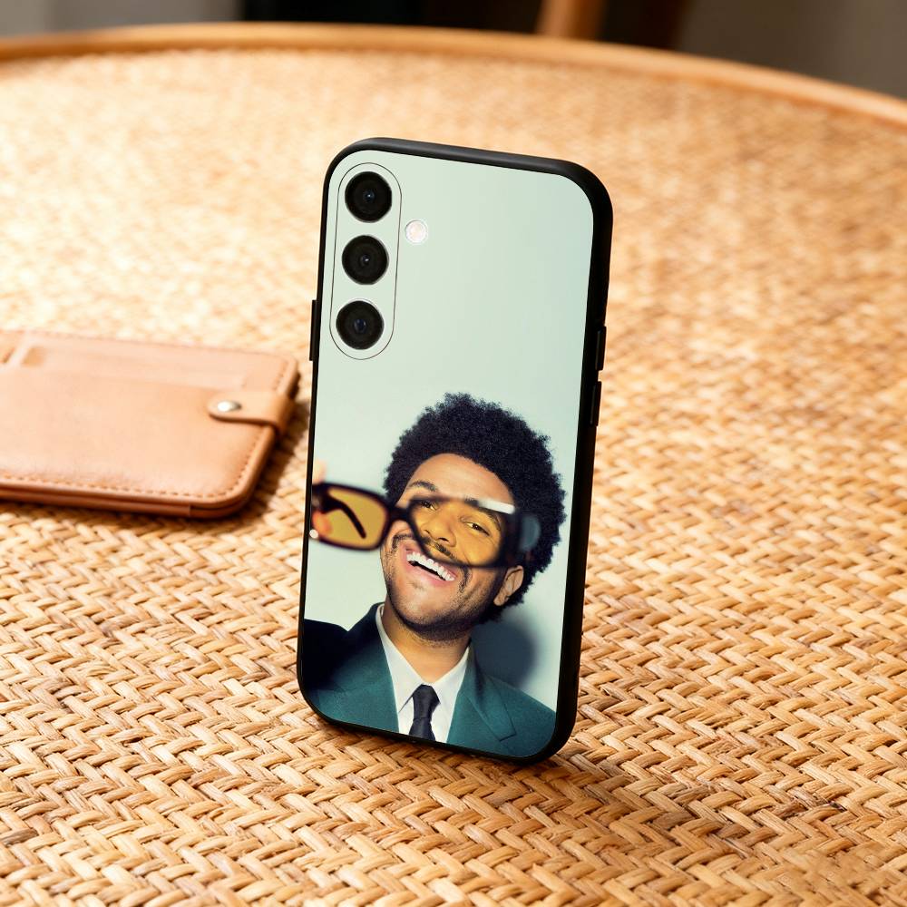 1 шт. Чехол для телефона The W-Weeknd XO для Samsung A73,72,71,53,52,51,22,91,80, Мягкий черный чехол