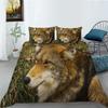 Постельное белье Shopify Двух- или трехпредметное Цифровая печать Полиэстер Серия «Волк»