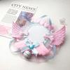 5.8cm Cute Creative Design Badge Pin Holder Kawaii Wings Lace Bow Kpop Badge Clip Displaying Protector Photocard Badge Holder