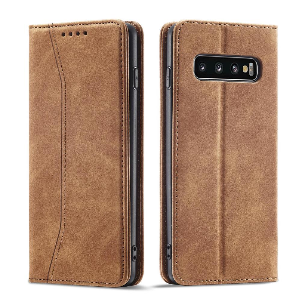 Кожаный чехол-книжка Samsung S10/S9PLUS с отделением для карт - Защитный чехол A51/A31/A50