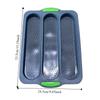 Silicone Perforated Bread Mold Non-stick Bake Mold DIY Baking Tool Baking Pan Tray  Sandwich