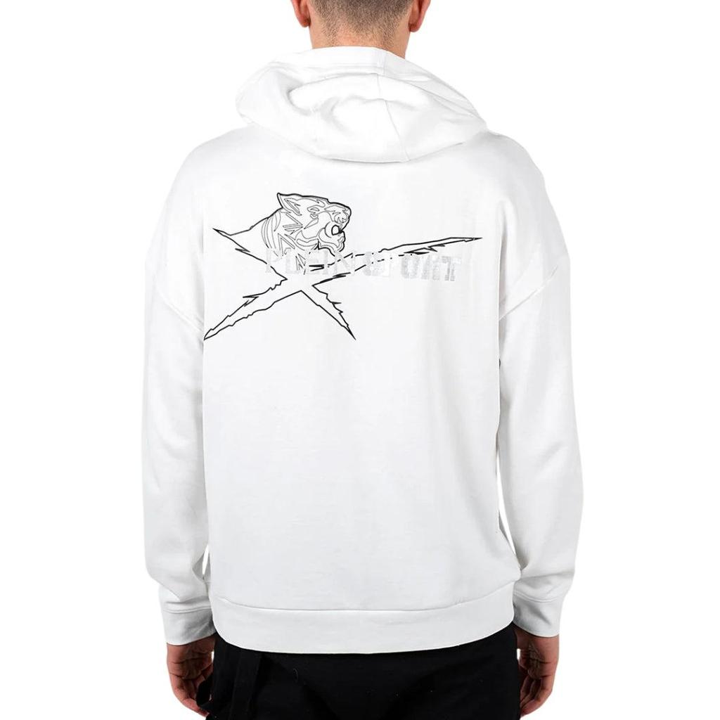 Plein Sport Mens Logo Back Print Hoodie