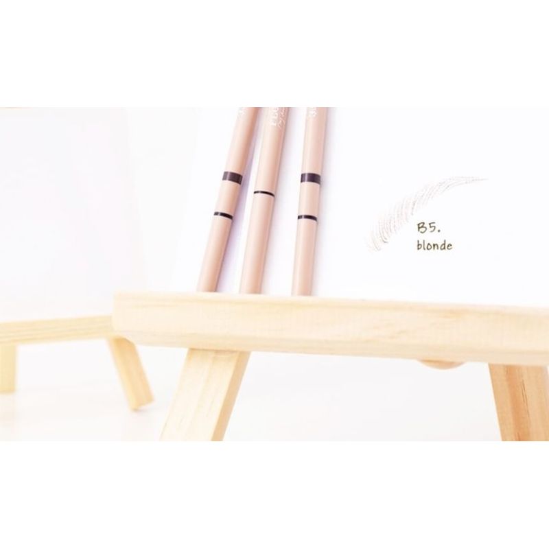 FLORTTE - Карандаш для бровей 2 в 1 - 5 цветов (1-5)