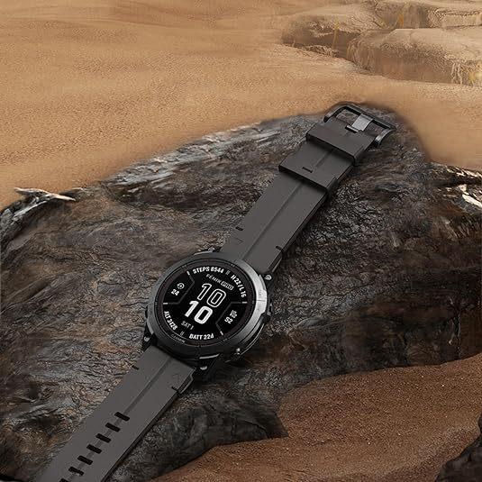 Quickfit 26mm 22mm Leather Strap For Garmin Fenix 8 7 7X Pro/Epix Pro (Gen 2) 47mm 51mm/Forerunner 965 955 Solar Enduro 3 2 Watchband