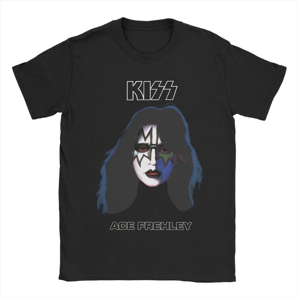 Rip Ace Frehley Космонавт 1951-2025 группа kiss Одежда Мужчины Женщины Футболка 100% Хлопок Футболка Новое Поступление Футболка Одежда