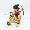 2 шт. Аниме Фигурка Dragon Ball Z Сон Гоку Мастер Роши Локомотивы ПВХ Экшен Каме Сеннин Мотоцикл Игрушки для Детей Коллекционер