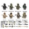 Building Blocks Special Forces Camouflage Military Weapons and Equipment Minifigures Assembly Toys