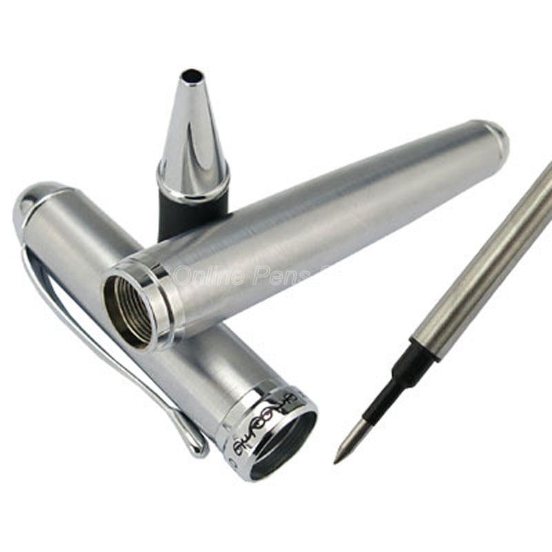 Металлическая шариковая ручка Jinhao X750, многоразовая, серебристая отделка, профессиональные офисные принадлежности, письменный подарок, аксессуар для ручки