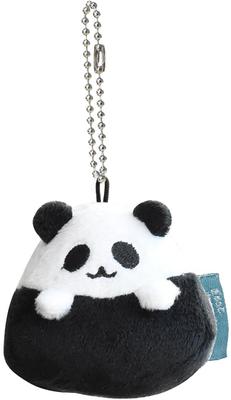 Плюшевая игрушка-брелок Ippinsha Gyutto Panda Мини с цепочкой Подарок 47120 Онигири-сан Онигири-сан