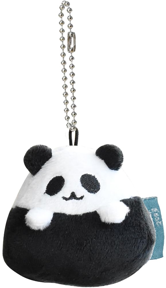 Плюшевая игрушка-брелок Ippinsha Gyutto Panda Мини с цепочкой Подарок 47120 Онигири-сан Онигири-сан