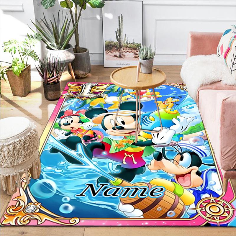Custom 1Pc Mickey Friends Adventure Rug Office Carpet Indoor Outdoor Entrance Doormat Nonslip Soft And Comfortable Living Room D916136