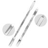 Stainless Steel Dual Heads Makeup Toner Spatula Mixing Stick Foundation Cream Mixing Tool Cosmetic Make Up Tool
