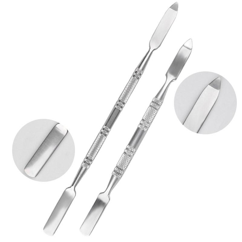 Stainless Steel Dual Heads Makeup Toner Spatula Mixing Stick Foundation Cream Mixing Tool Cosmetic Make Up Tool