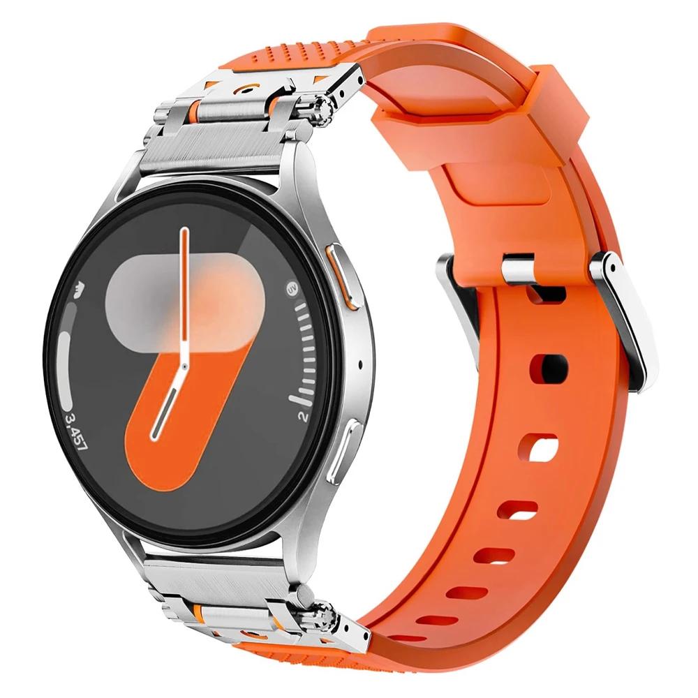 20mm 22mm Silicone Strap for Huawei Watch GT5 Pro 46mm Sport Band for Samsung Galaxy 7 6 5 40/44mm Bracelet for Amazfit Active 2