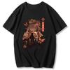 Genshin Impact T Shirt Hu Tao Xiao Kaedehara Kazuha Printing T-shirt Unisex Harajuku Vintage T Shirts Tops Men Short Sleeve