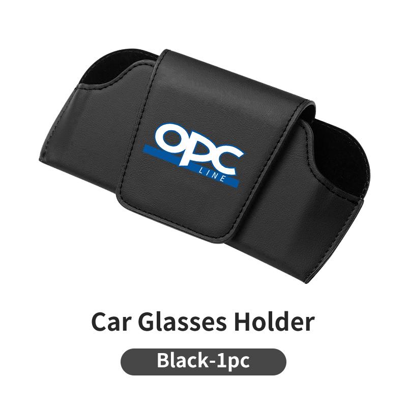 AAAYR1 Universal Car Sun Visor Leather Sunglasses Case Organizer For Opel Astra Insignia Corsa Zafira Meriva Mokka Vivaro Vectra Antar