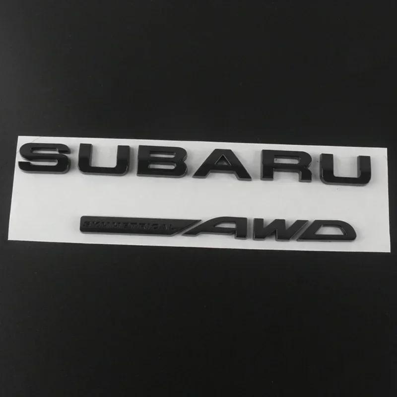 ABS Car Rear Trunk Sticker Emblem Badge Decal Styling for Subaru BRZ AWD Forester XV Outback Impreza Legacy STI WRX Tribeca X111