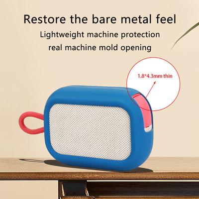 Силиконовый чехол для SoundCore Select 4 Go Защитный чехол Bluetooth-совместимый чехол для динамика Устойчивый к царапинам корпус