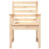 VidaXL Garden Chairs 2 Pcs 60x48x91 Cm Solid Pine Wood 824053