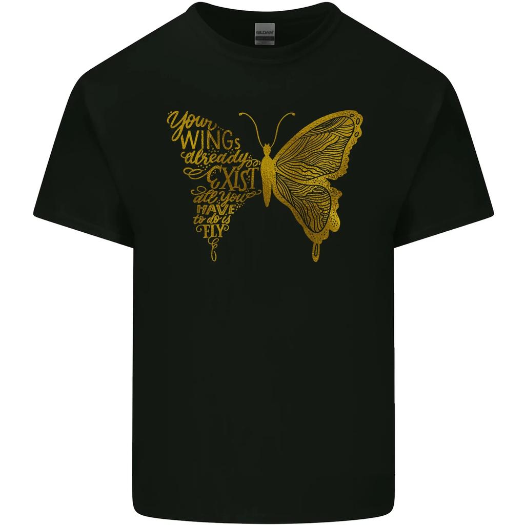 Butterfly Inspirational Quote Rhopalocera Kids T-Shirt Childrens