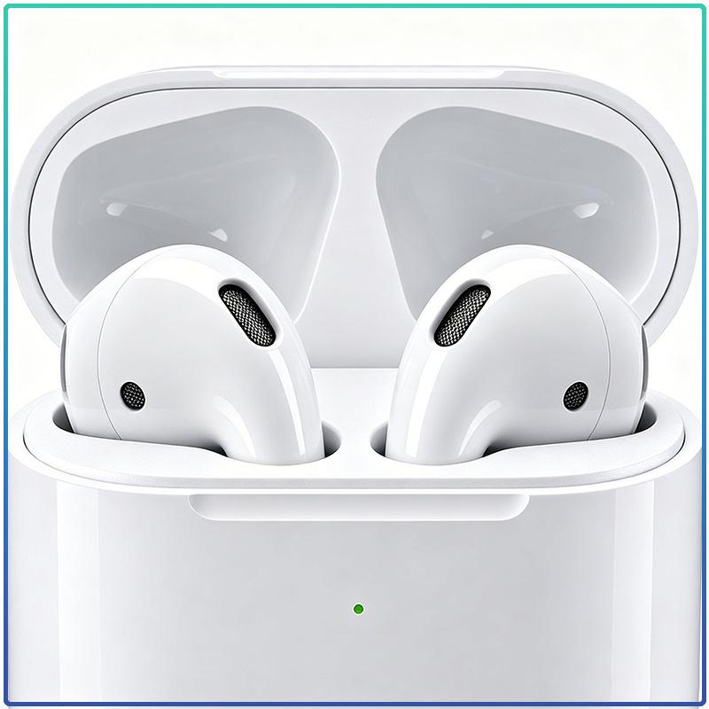 AirPods 2-го поколения Bluetooth 5.0 Беспроводные вставные наушники Автоматическое всплывающее окно Двойной микрофон Длительное время работы Спортивные Мини-наушники