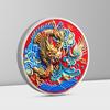 Chinese Dragon Zodiac Painted Metal Coin Badge Creative Souvenirs Creative Coins Fashion Toy Ornaments