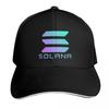 Solana Криптовалюта Solana Криптовалюта SOL Капюшон Модный Повседневный Бейсболки Регулируемая Кепка Хип-Хоп Летний Унисекс Бейсболки