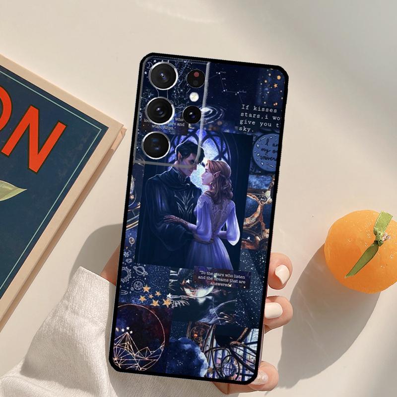 Ярость Сара Дж. Маас Двор тумана Чехол для телефона для Samsung Galaxy S24 S25 S26 Ultra S20 S21 S22 S23 Plus S10 S25 FE Задняя крышка