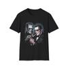 Dracula and Frankenstein Smoking T-Shirt - Classic Monsters Fan Apparel