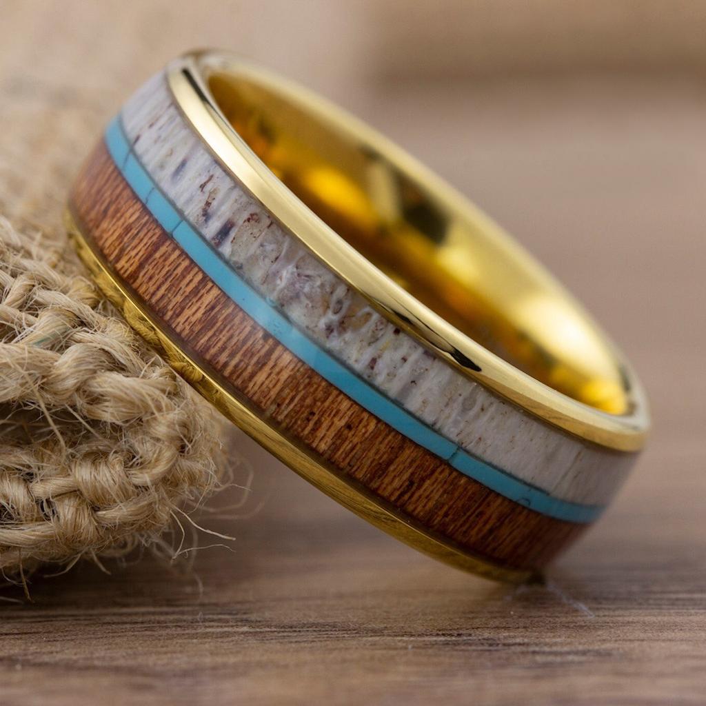 Модные мужские кольца из нержавеющей стали 8 мм с инкрустацией цветными фрагментами раковины абалона, кольцо, мужские свадебные украшения для вечеринки, подарок на годовщину