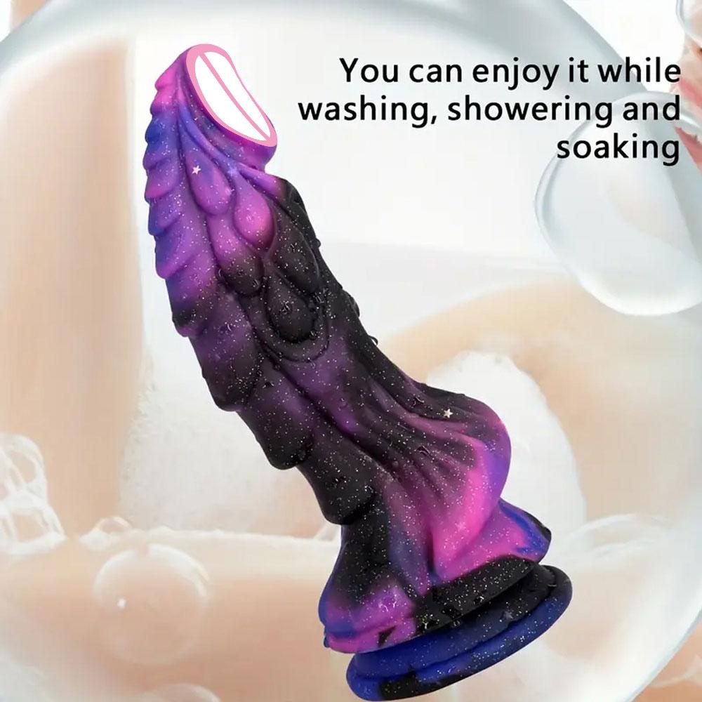 Дракон Дилдо для Женщин Большой Анальный Дилдо Мастурбация Мягкие Монстр Дилдо Силиконовая Анальная Пробка Массажер Простаты 18+ Секс-Игрушки для Мужчин