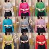 Pure Color Women Shawl Chiffon Cardigan Shawl Top Scarf Fashion Scarf  Women Girls