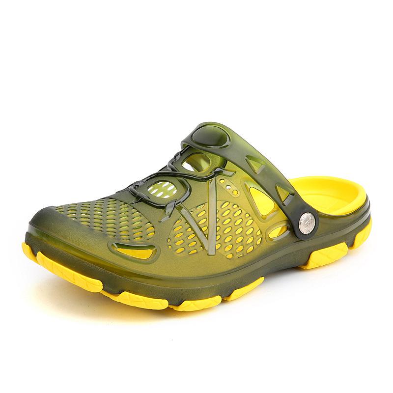 Модные новые мужские сандалии летние шлепанцы тапочки мужские уличные пляжные повседневные туфли дешевые мужские сандалии водные туфли Sandalia Masculina