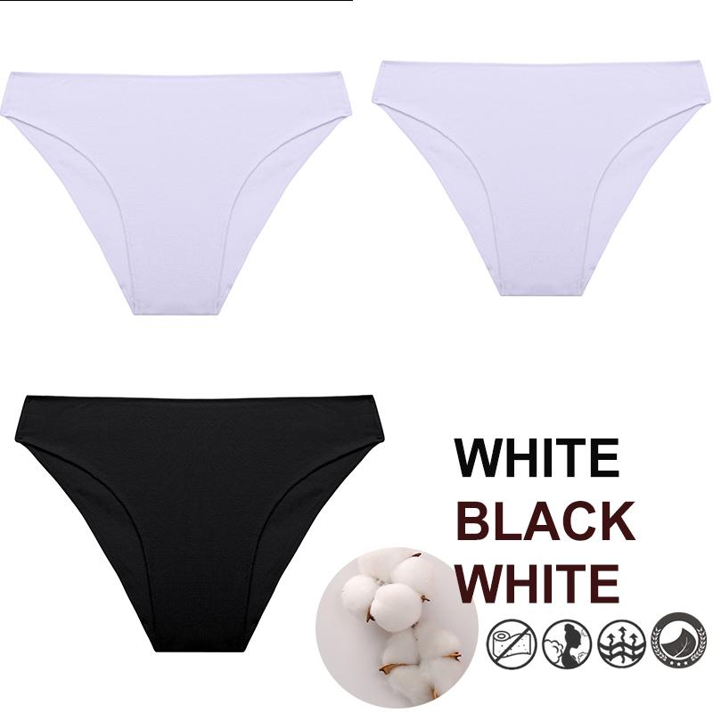 FINETOO 3 шт./компл. трусики M-XXL женское хлопковое нижнее белье женское нижнее белье сексуальное женское нижнее белье трусики для девочек 7 однотонных цветов