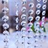 1 метр креативные акриловые прозрачные хрустальные бусины алмазная гирлянда занавес подвесные бусины свадебные украшения